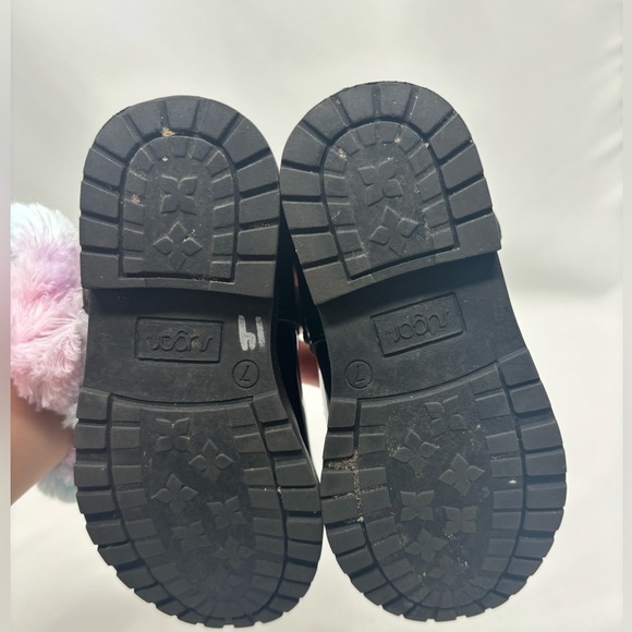 Sugar patent black formal toddler shoes size 7 - Picture 9 of 9